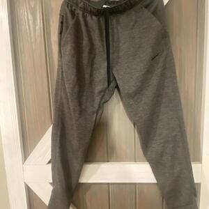 Nike Grey Thermal-Fit Sweatpants Joggers - Small